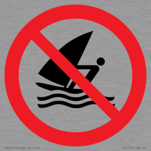Prohibition: No windsurfing